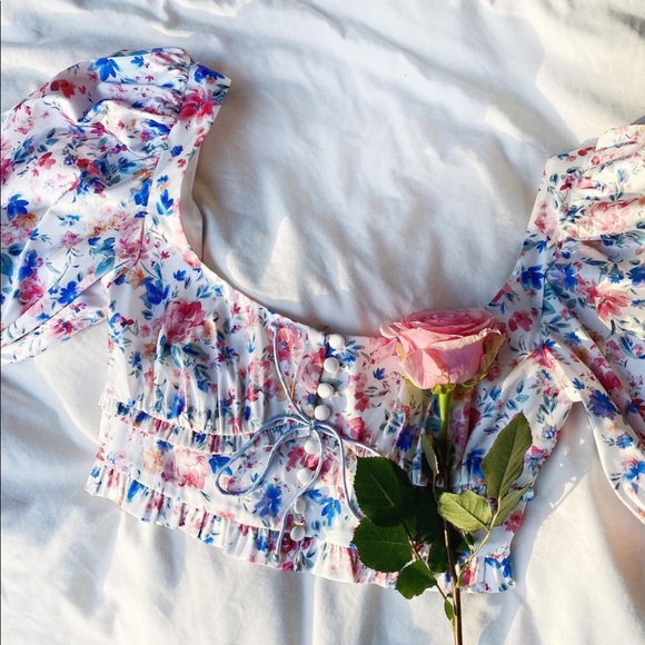 2 PIECE FOR LOVE & LEMONS Juliet Top & Mini Skirt set - Picture 10 of 16